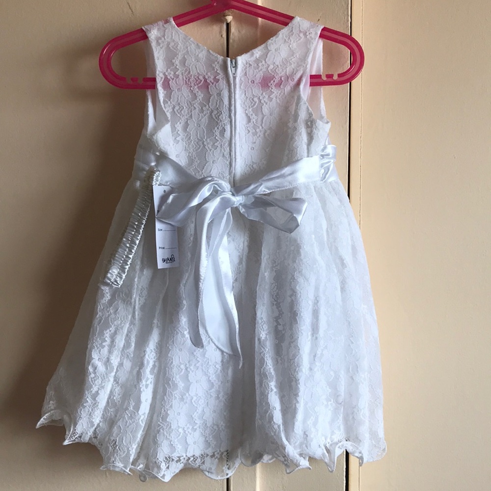 Cute white dress - Picture 4 of 6